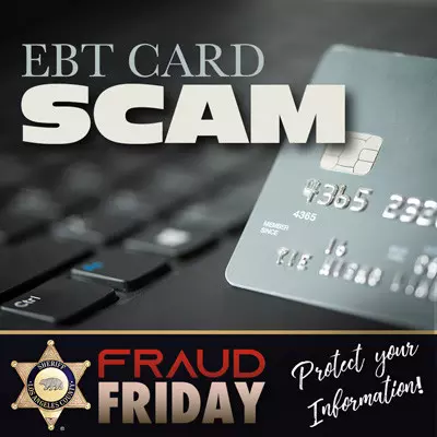 Credit card sitting on a Keyboard