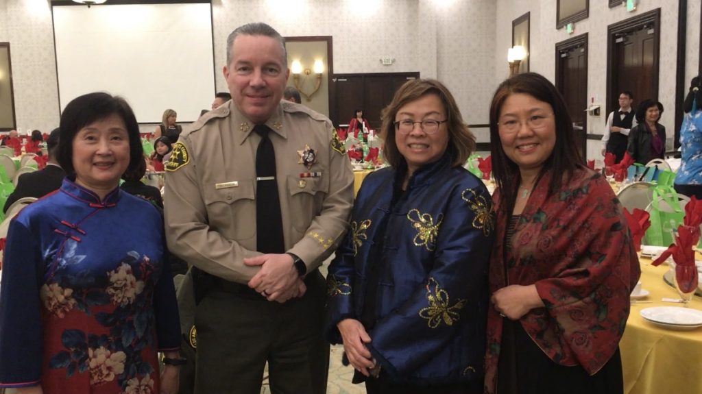 Sheriff with LASD Chinese-American employees 